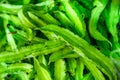 Pile of winged beans in the market