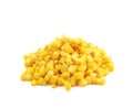 Pile of yellow corn kernels Royalty Free Stock Photo