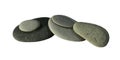 Piled smooth gray pebbles Royalty Free Stock Photo