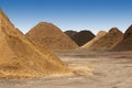 Piles of dirt Royalty Free Stock Photo