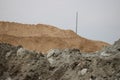 Piles of Dirt From The I-635 LBJ upgrade on the East and South part of loop