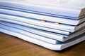 Piles of documents Royalty Free Stock Photo