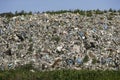 Piles of garbage at the large landfill near Kyiv, Ukraine. May 2016