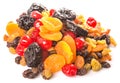 Piles of Mix Dried Fruit III Royalty Free Stock Photo