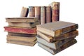 Piles of old books Royalty Free Stock Photo