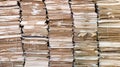 Piles of old papers Royalty Free Stock Photo