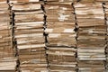 Piles of old papers Royalty Free Stock Photo
