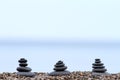 Piles of Pebble Stones Royalty Free Stock Photo