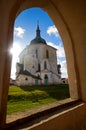 The Pilgrim Church of St. John of Nepomuk on Zelena Hora Green Mountain near UNESCO