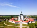 The Pilgrim Church of St John of Nepomuk on the Zelena hora on Zdar nad Sazavou