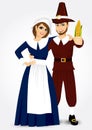 Pilgrim couple