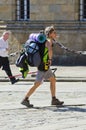 Pilgrim in Galicia (Spain)