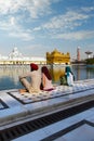 Pilgrim at the golden temple in the city of  Amritsar-India, Royalty Free Stock Photo