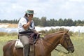 Pilgrim, horseman, on his way to El Rocio