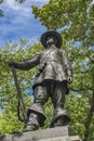 Pilgrim monument in Central Park, New York