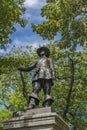 Pilgrim monument in Central Park, New York