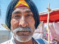 Pilgrim portrait at Kumbh Mela