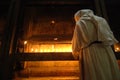 Pilgrim Praying in Jerusalem