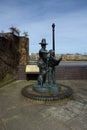 Pilgrim Statue. Rotherhithe, London. UK