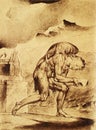 hermetic illustration of the pilgrim`s progress by william blake