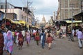 Pilgrim visited holy Vithoba temple at Pandharpur Royalty Free Stock Photo