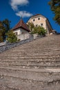 The Pilgrimage Church of the Assumption of Maria on Bled Island Royalty Free Stock Photo