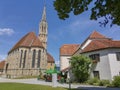 The pilgrimage Church Maria Strassengel, a 14th century Gothic church in the town of Judendorf Strassengel near Graz, Styria Royalty Free Stock Photo