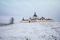 The Pilgrimage Church of Saint John Nepomuk in the snow, Zdar na