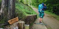 Camino de Santiago / Day 1 / Do not be afraid to walk alone Royalty Free Stock Photo