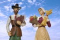 Pilgrims Royalty Free Stock Photo