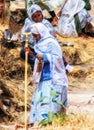 Pilgrims at Adadi Miryam historic Church, Ethiopia