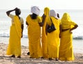Pilgrims on the annual Sivagiri Pilgrimage Royalty Free Stock Photo