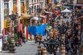 Pilgrims on Barkhor Street Lhasa, Tibet / China