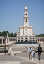 Pilgrims in Fatima sanctuary