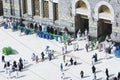 Pilgrims at The Gate of Al Haram of Al Kaaba