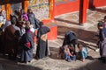 Pilgrims in Tashilhunpo Monastery, Tibet