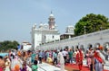 Pilgrims go to the Golden Temple Royalty Free Stock Photo