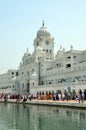 Pilgrims go to the Golden Temple Royalty Free Stock Photo