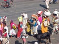 Pilgrims are going to the Jagannath Temple in Puri