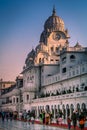 Pilgrims at the Golden Temple in India Royalty Free Stock Photo