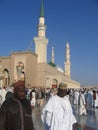 Pilgrims in Medina Royalty Free Stock Photo