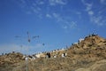 Pilgrims on Mount Arafat