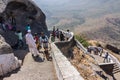 Pilgrims at Mt Girnar Royalty Free Stock Photo