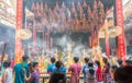 Pilgrims pagoda Lunar New Year's Day