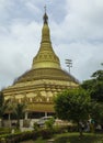 Pilgrims in pagoda temple