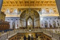 Pilgrims Praying Tomb Papal Basilica Paul Beyond Walls Rome Italy