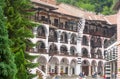 Pilgrims in the Rila Monastery, Bulgaria