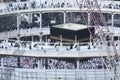 Pilgrims Tawaf Around Al-Kaaba While Construction Works Are Going on at Al Haram in Mecca