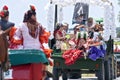 Pilgrims on their way to pilgrimage church El Rocio Royalty Free Stock Photo