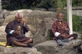 Pilgrims, Thimphu, Bhutan Royalty Free Stock Photo